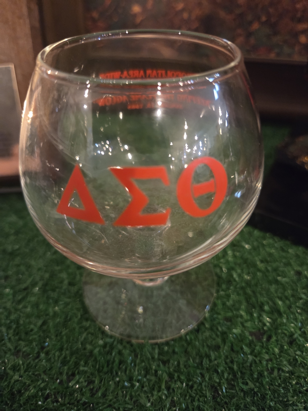 Vintage 1985 Delta Sigma Theta Founders Day commemorative snifter glass